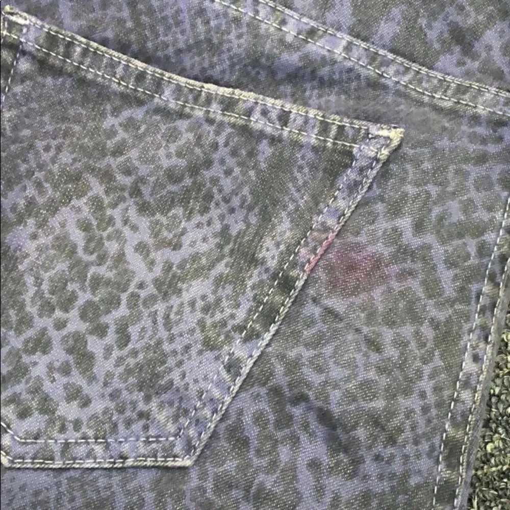 Current Elliott purple snake print Jeans Size 25